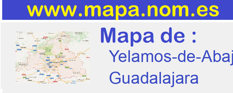 mapa de  Yelamos-de-Abajo