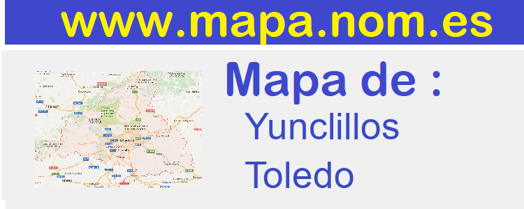 mapa de  Yunclillos