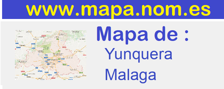 mapa de  Yunquera