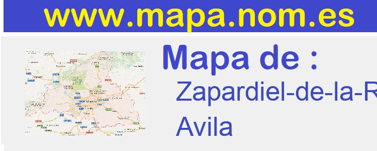 mapa de  Zapardiel-de-la-Ribera