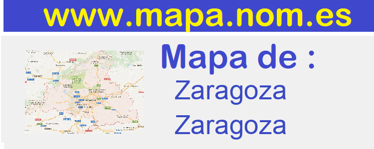 mapa de  Zaragoza