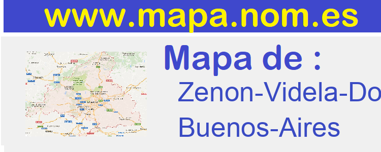 mapa de  Zenon-Videla-Dorna
