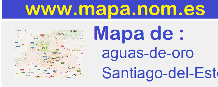 mapa de  aguas-de-oro