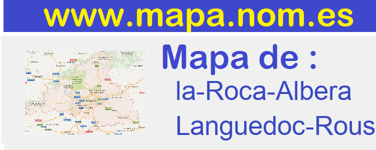 mapa de  la-Roca-Albera