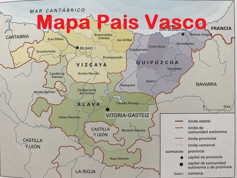 Mapa Pais Vasco Pueblos Mapa Mapa Pais Vasco Pueblos Mapa